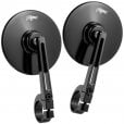 Motone 2 x GRAN TURISMO Billet Bar End Mirror - TYPE R (E-Mark) - Bar End - PAIR