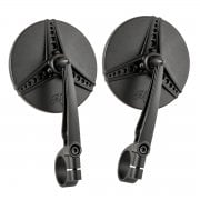 2X AERONAUT Forged Bar End Mirrors - TYPE R (E-Mark) - Bar End - PAIR