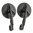Motone 2X AERONAUT Forged Bar End Mirrors - TYPE R (E-Mark) - Bar End - PAIR