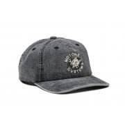 ACIDWOLF Cap - Flat Peak - Acid Wash Black Cotton