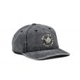 Motone ACIDWOLF Cap - Flat Peak - Acid Wash Black Cotton