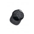 Motone ACIDWOLF Cap - Flat Peak - Acid Wash Black Cotton