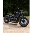 Motone Alcantara Cobra Seat - Diamond Stitch - Triumph Bobber