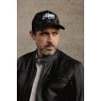 Motone BIG CHECK Trucker Cap  - Curved Peak - Black & Grey Checks - White Logo