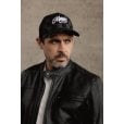 Motone BIG CHECK Trucker Cap  - Curved Peak - Black & Grey Checks - White Logo