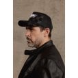 Motone BIG CHECK Trucker Cap  - Curved Peak - Black & Grey Checks - White Logo