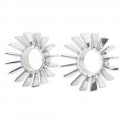 Big Fin Exhaust Clamps for Aircooled - EFI - SHINY POLISHED