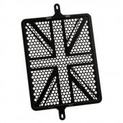 Billet Radiator Guard Kit 400 - Union Jack - Black