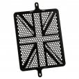 Motone Billet Radiator Guard Kit 400 - Union Jack - Black
