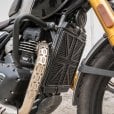 Motone Billet Radiator Guard Kit 400 - Union Jack - Black