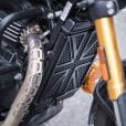 Motone Billet Radiator Guard Kit 400 - Union Jack - Black