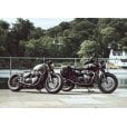 Motone Billet Radiator Guard Kit - Union Jack - Black Wide (Bobber/Speedmaster)