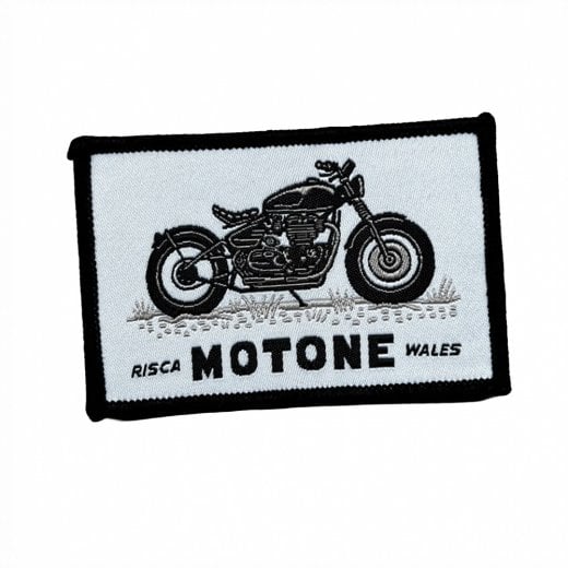 Motone BOBBER-RISCA-WALES Woven Sew-On Patch