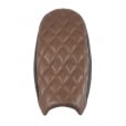 Motone Bonneville Dual Seat - Diamond Stitch - Brown/Black