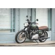 Motone Bonneville Dual Seat - Diamond Stitch - Brown/Black