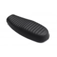 Motone Bonneville Dual Seat - Ribbed - Black