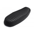Motone Bonneville Dual Seat - Ribbed - Black