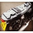 Motone Bonneville Seat Base Kit - ABS Seat Pan incl Rubbers and Hooks + Cafe Racer Hump Foam