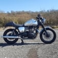 Motone Bonneville Seat Base Kit - ABS Seat Pan incl Rubbers and Hooks + Cafe Racer Hump Foam
