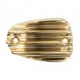 Motone BRASS Disc Brake Oil Reservoir Master Cylinder Cap - Finned/Ribbed