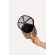 Motone CHEETAH Trucker Cap - Curved Peak - Suede & Gold Meow