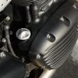 Motone CHOPSAW Engine Oil Filler Cap - Shot Blast - Frosty
