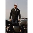 Motone COACH Jacket - Black/Ecru Logo