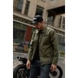 Motone COACH Jacket - Olive Green/Black
