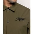 Motone COACH Jacket - Olive Green/Black