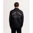 Motone COACH Jacket - STEALTH Black/Black Logo/Reflective Rear Print