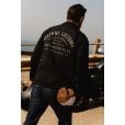 Motone COACH Jacket - STEALTH Black/Black Logo/Reflective Rear Print