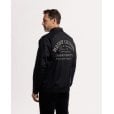 Motone COACH Jacket - STEALTH Black/Black Logo/Reflective Rear Print