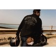 Motone COACH Jacket - STEALTH Black/Black Logo/Reflective Rear Print
