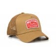 Motone COTTONDUCK Trucker Cap - Curved Peak - Canvas - Arch Patch