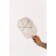 Motone DICE Cap - Flat Peak - Ecru Cotton Twill