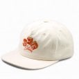 Motone DICE Cap - Flat Peak - Ecru Cotton Twill