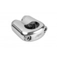 Motone Dual Micro Switch Button Housing - One Inch Handlebar - Chrome