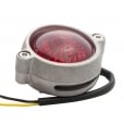 Motone Eldorado Tail Light - LED - Shot Blast