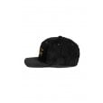 Motone ELECTRIC-GOLD Corduroy Cap - Curved Peak - Black