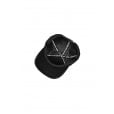 Motone ELECTRIC-GOLD Corduroy Cap - Curved Peak - Black