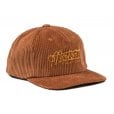 Motone ELECTRIC-GOLD Corduroy Cap - Curved Peak - Brown