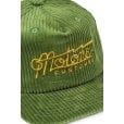 Motone ELECTRIC-GOLD Corduroy Cap - Curved Peak - Green