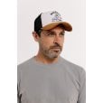 Motone ENGINEHEAD Trucker Cap - Curved Peak - Suede Peak