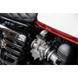Motone Finned EFI Carb Tops Contrast Cut 8 Balls Black