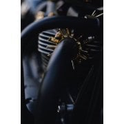 Finned Exhaust Clamps - LC - Solid Brass Ltd Edition 