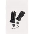 Motone FORNO - HEATED Motorcycle Riding Gloves - Leather - Black