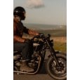 Motone FORNO - HEATED Motorcycle Riding Gloves - Leather - Black