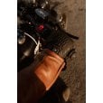 Motone FORNO - HEATED Motorcycle Riding Gloves - Leather - Black