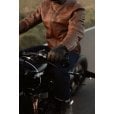 Motone FORNO - HEATED Motorcycle Riding Gloves - Leather - Black
