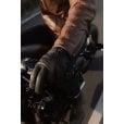 Motone FORNO - HEATED Motorcycle Riding Gloves - Leather - Black